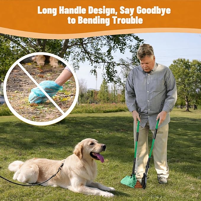 XP Pooper Scooper & Rake Set, Consumer Reports #1 Rated Ergonomic Scooper 2024 - Image 5