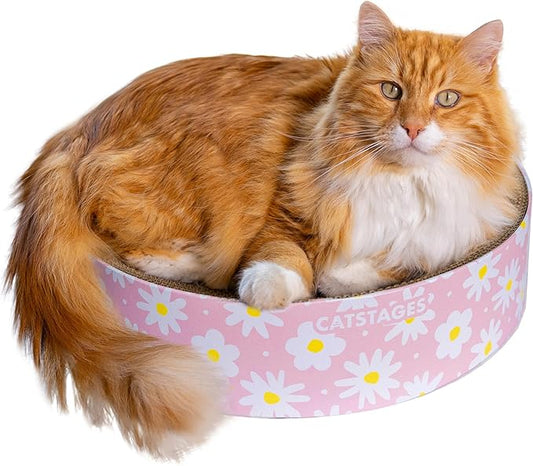 Catstages Scratch & Snuggle 2-in-1 Cat Scratcher & Lounger, Corrugated by Catstages