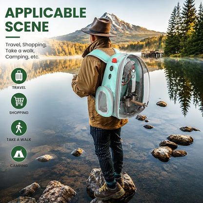 Rypet Bird Carrier Backpack Parrot Portable Breathable Bag Pet Bird Lightweight - Image 7
