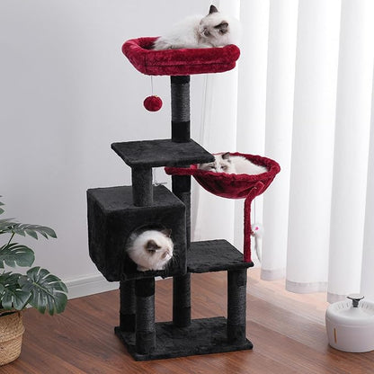 Heybly Cat Tree with Toy, Cat Tower condo - Image 8