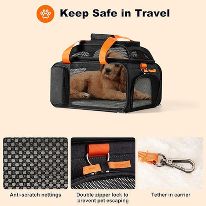 pidipiti 17x12.5x8.5 TSA Approved Expandable pet Carrier - Image 6
