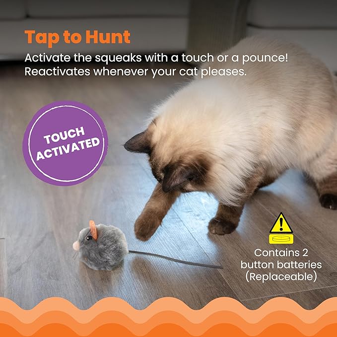 Catstages Squeak Squeak Mouse Cat Toy - Image 6