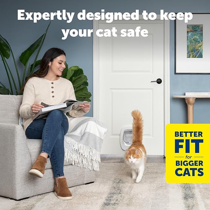 PetSafe Big Cat Door Interior and Exterior Pet Door - Image 2