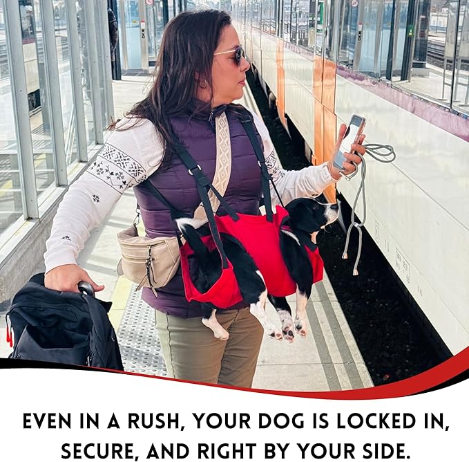 Fido Pro Airlift Ultra-Lite Dog Sling | Ultra-lite Sling Fit in Your Pocket & - Image 4