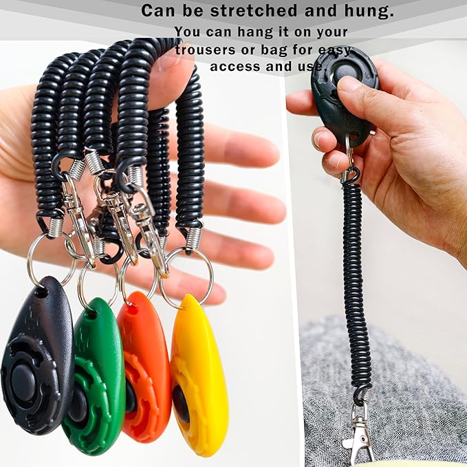 Pet Training Clicker with Wrist Strap - Image 2