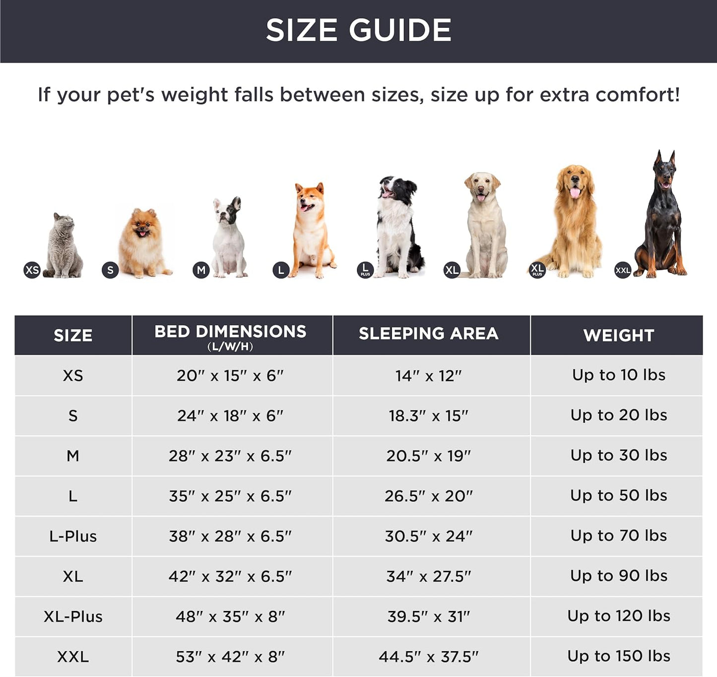 Bedsure L Plus Orthopedic Dog Bed for Large Dogs - Washable Dog Cat Bed Waterproof, L Plus Big Comfort Dogs Couch Sofa with Washable Removable Cover, Pet Bed with Nonskid Bottom, Hazel, 38"