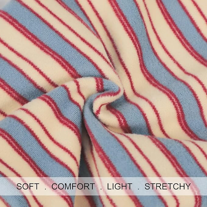 Stylish Striped Block Dog Shirt, Comfortable, Breathable, and - Image 3