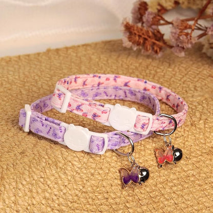 Cat Collars for Girl Cats & Boys, 2 Pack Soft Cotton Breakaway Collar - Image 3