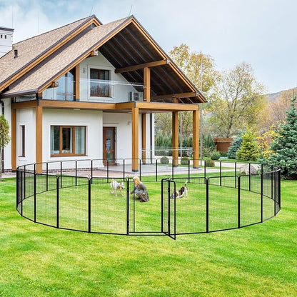 Kfvigoho Dog Playpen Outdoor Extra Wide 24 Piece Panels Heavy Duty Dog Fence - Image 2