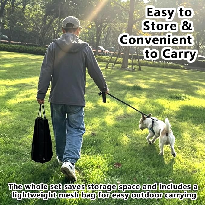 12 Sets Dog Agility Hurdle Cone Set, 3 Height Adjustable Backyard Agility - Image 6