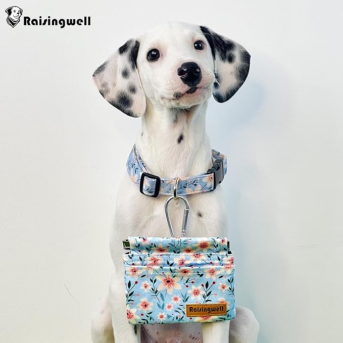 Raisingwell Dog Treat Pouch, Small Cotton Pocket Sized Training Holder - Image 6