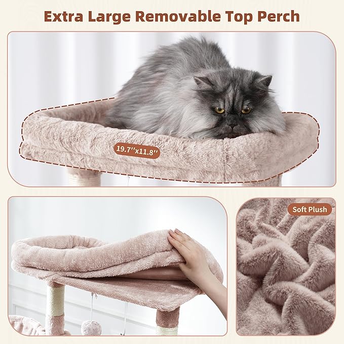 Gitelsnour Cat Tree, Cat Tower for Large Cats - Image 3
