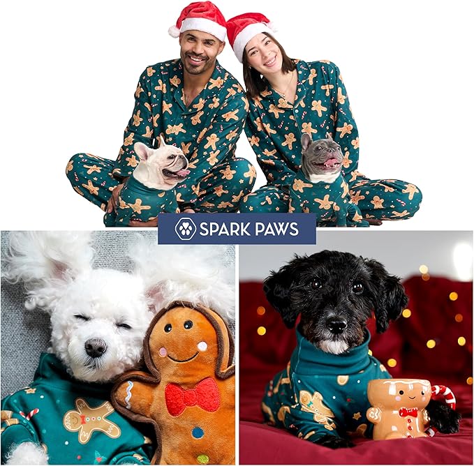 Spark Paws Dog Christmas Pajama, Dog Recovery Suit Male, Ultra-Soft and 4-Way - Image 8