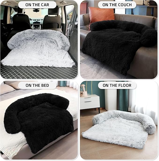 GGIB Calming Dog Bed Fluffy Plush Dog Mat - Image 6