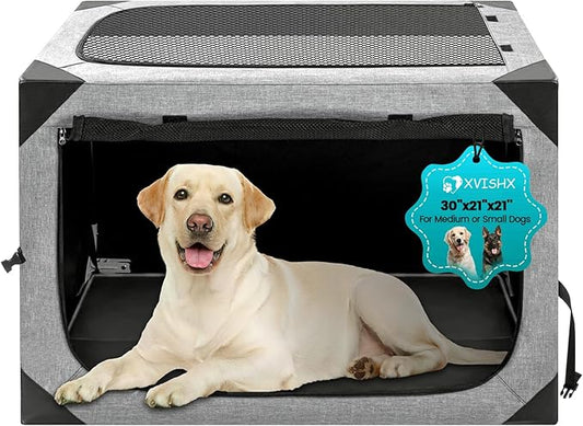 Dog Crate, Portable and Foldable Design of Dog Cage, Dog Kennel by XVISHX