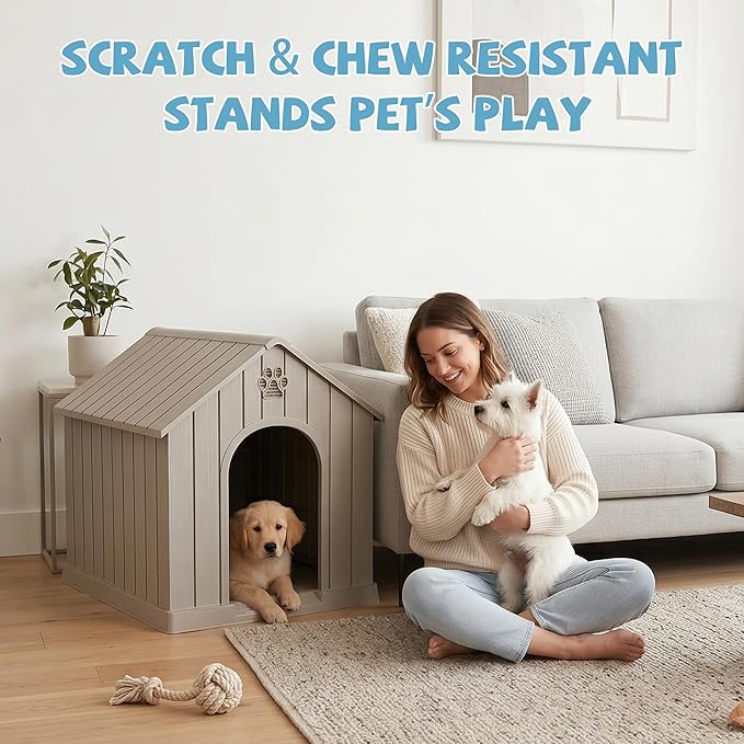 EFU Large Dog House Outdoor Indoor, Waterproof Dog House - Image 7