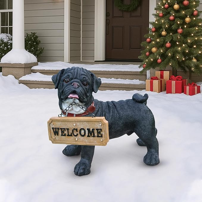 French Bulldog Dog Garden Statue - Image 9