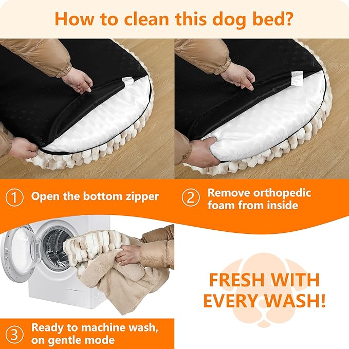 Dwanton Orthopedic Dog Bed for Medium Dogs - Image 7