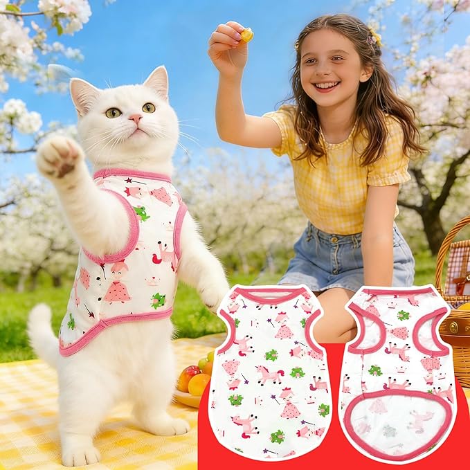 PETCARE Cute Cartoon Cat Shirts - Image 6