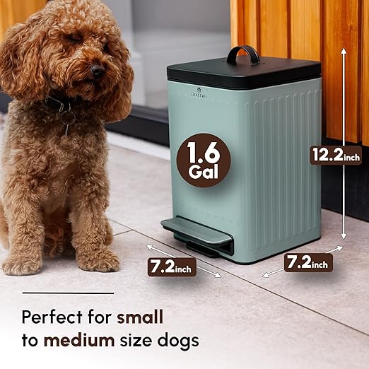 Small Dog Poop Trash Can Outside – 6L/1.6 Gallon Dog Small Trash Can - Image 2
