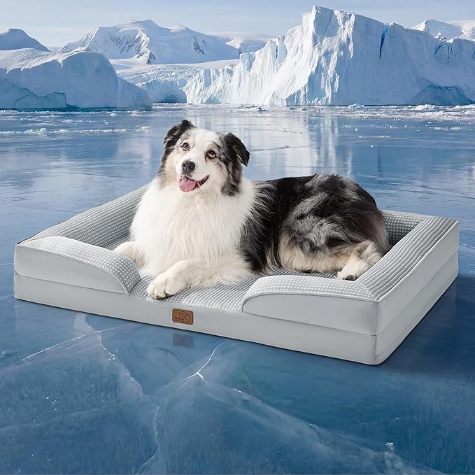Bedsure L Plus Cooling Dog Bed for Large Dogs by Unknown