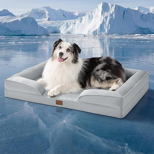 Bedsure L Plus Cooling Dog Bed for Large Dogs by Unknown