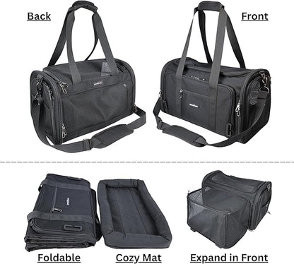 Crash-Tested Expandable Cat Carrier & Small Dog Car Seat - Image 8