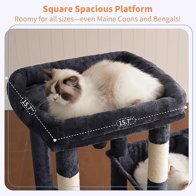 Heybly Heavy Duty Cat Tree, Tower - Image 3