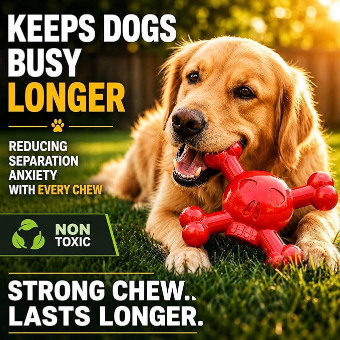 Dog Chew Toy for Small & Medium Dogs – Durable Nylon Dog Toy for Aggressive - Image 2