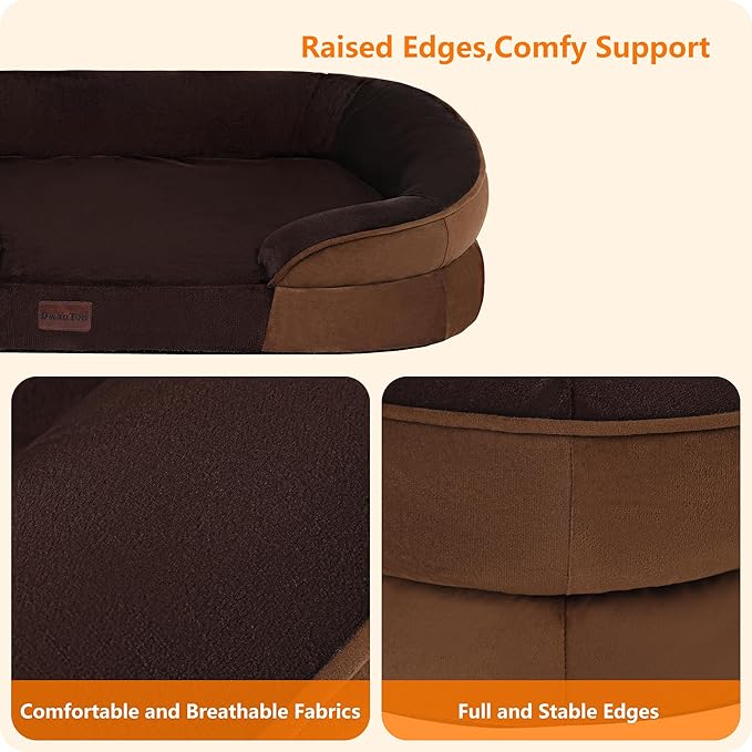 Dwanton Orthopedic Dog Bed for Extra Large Dogs - Image 5
