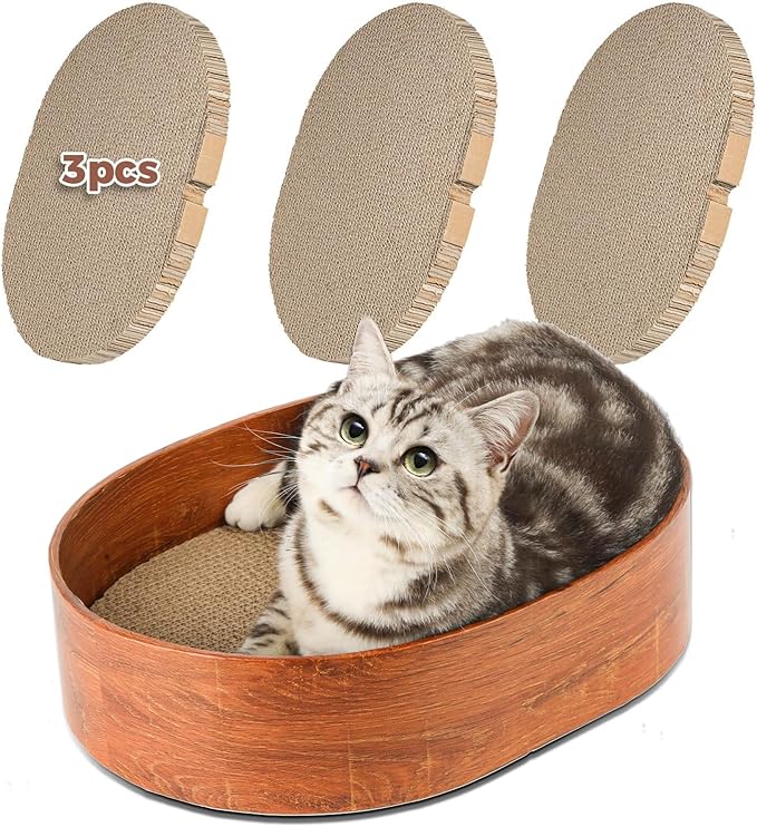 3 Pcs 16 Inch Cat Scratching Board by ComSaf