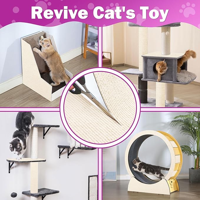 ENONCI Anit Cat Scratch Couch Furniture Protector, 78.7x15.8 Cat Wall Corner - Image 6
