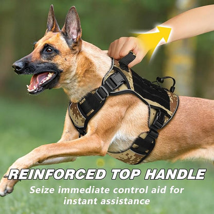 WINGOIN Tactical Dog Harness for Large Dogs, Heavy Duty No Pull Dog Harness - Image 2