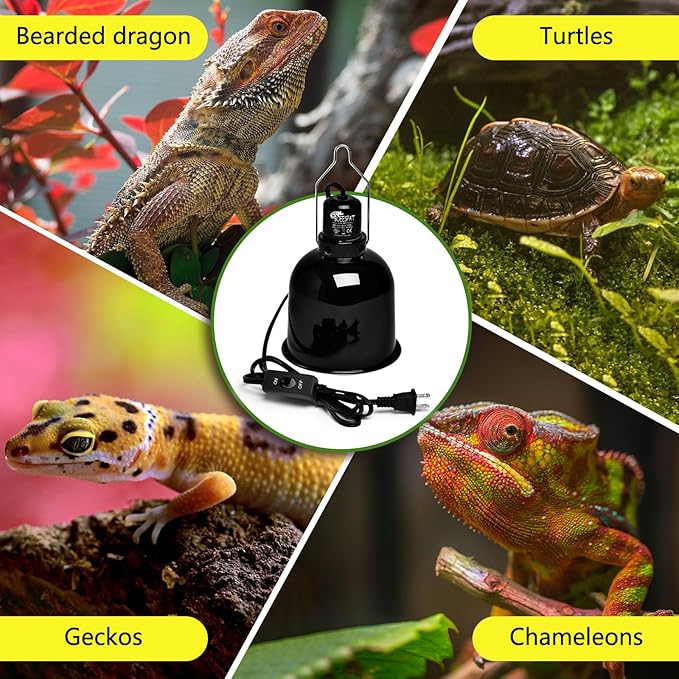 Reptile Light Fixture 5.5 inch Deep Dome - Image 6