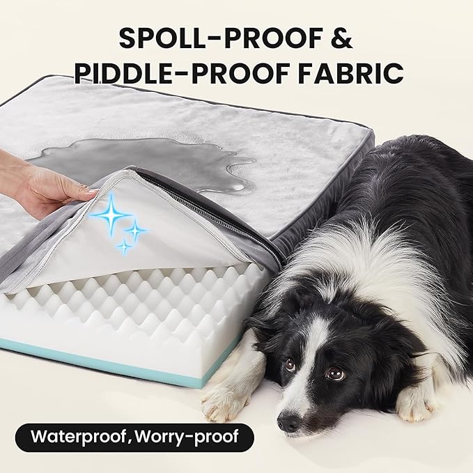 OhGeni Orthopedic Waterproof Dog Bed - Image 7