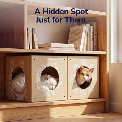 DIY Cardboard Cat House, Scratching Pad, Tunnel & Playhouse - Image 4