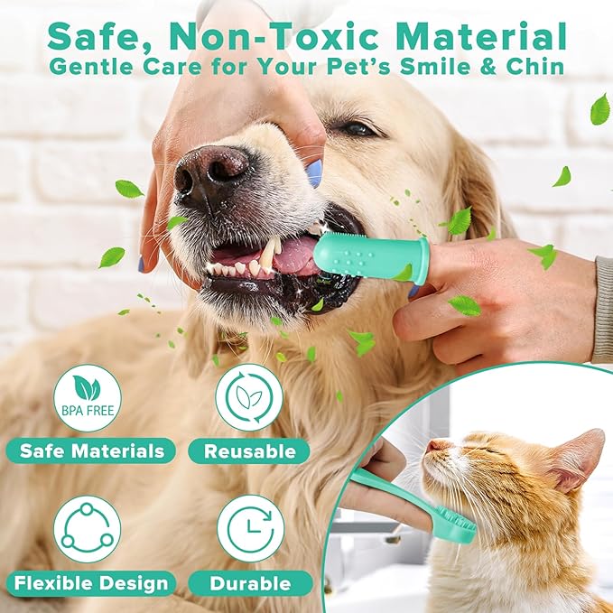 Augwind 6PCS Pet Grooming Kit for Dogs, Cats and Horses | Dog Washing Gloves | - Image 6
