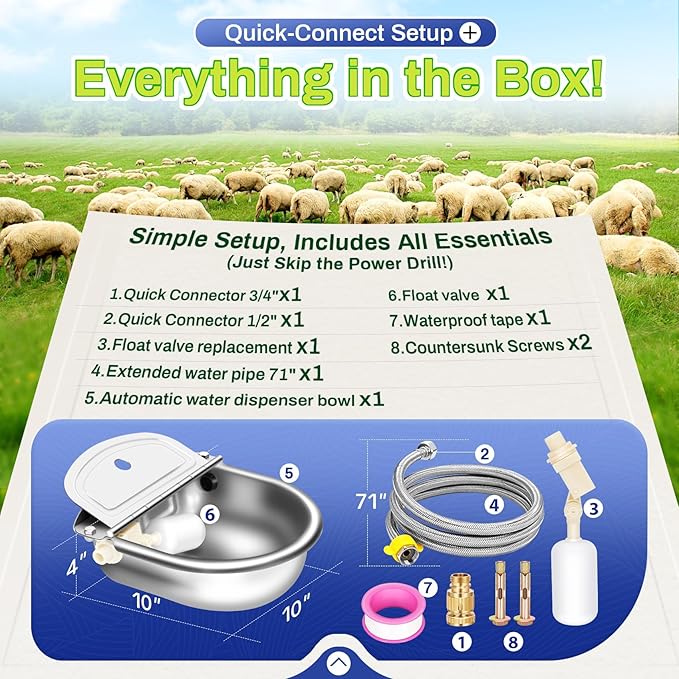 Ademon Automatic Animal Drinking Water Bowl - Image 9