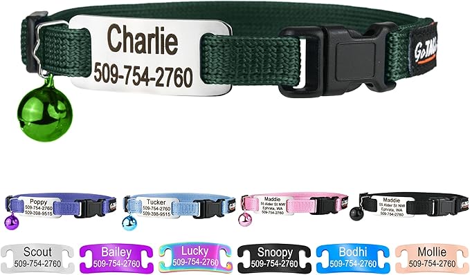 GoTags Personalized Cat Collars by GoTags