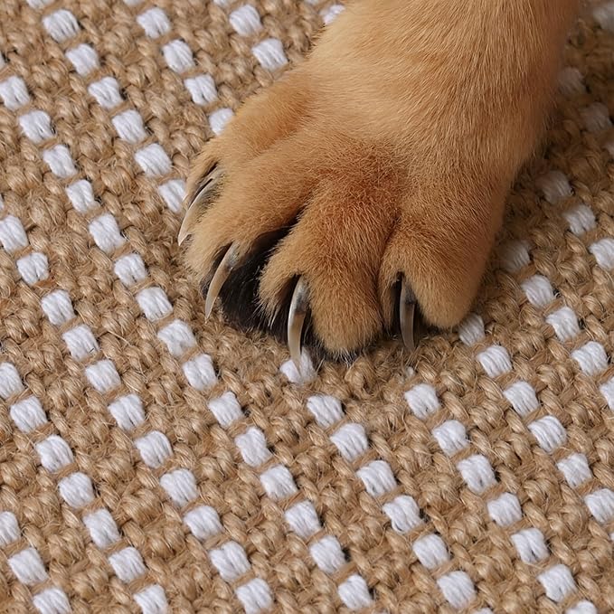 Cat Scratching Mat Sisal, Sisal Fabric Large Pet Scratching Pad - Image 4