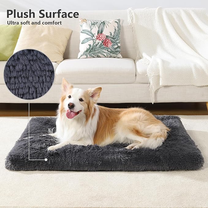 Vonabem Large Dog Bed Crate Pad 36 inch, Washable Crate Bed - Image 2