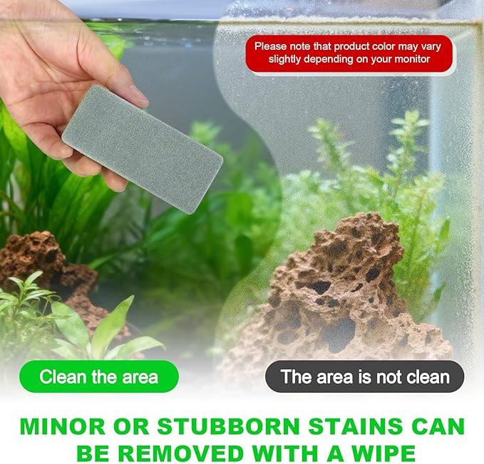6pcs Fish Tank Cleaning Tools, Double-Sided EVA Aquarium Sponge Brush Glass - Image 6