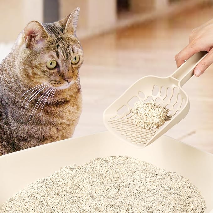 Lady N Cat Litter Scoop for Clumping Litter, Dual-Size 8-Shaped Holes for Fast - Image 8