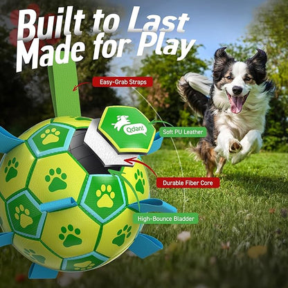QDAN Dog Toys Soccer Ball - Image 5