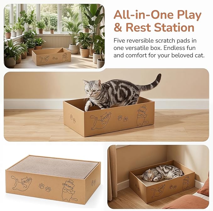 Nicunom 5 Packs in 1 Cat Scratcher - Image 4
