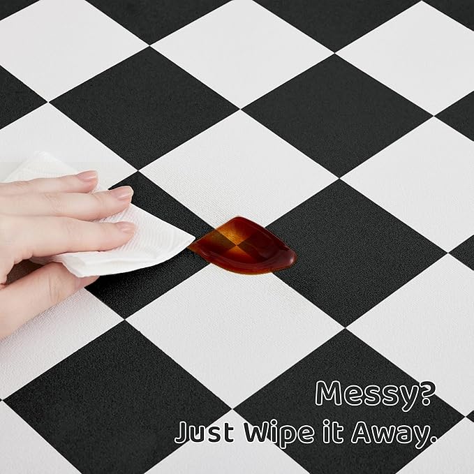 Checkered Dog Feeding Mat, Absorbent Mats - Image 5