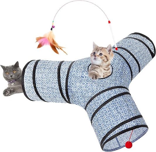 Tempcore 3 Way Collapsible Cat Tunnel by Tempcore