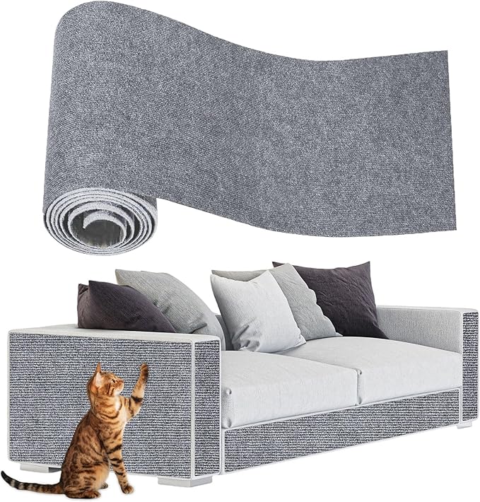 ENONCI Anit Cat Scratch Couch Furniture Protector, 78.7x15.8 Cat Wall Corner by ENONCI