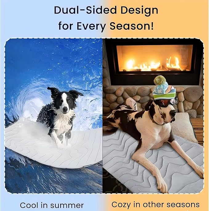 Kobolaf Dog Cooling Mat Portable Dog Cool Bed - Image 7