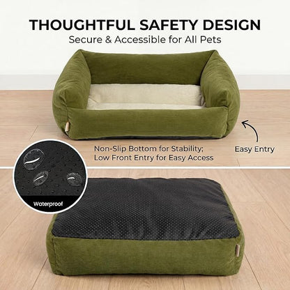 Washable Medium Dog Bed Medium Size Dog, Rectangle Dog Beds - Image 4